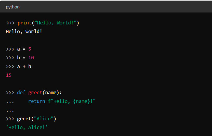 Python - Interactive Mode Programming and Script Mode Programming