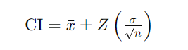 Confidence Interval 