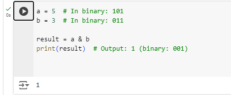 Python Bitwise operators