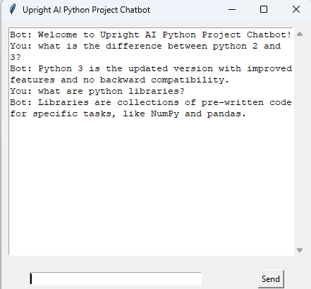 Python chat bot